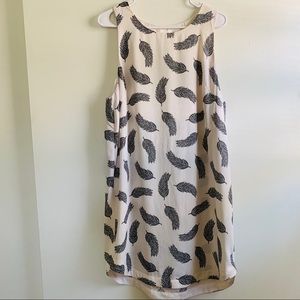 H&M Feather Silk Dress